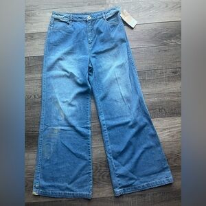 Ela Classic Blue Wide Leg Women's Jeans